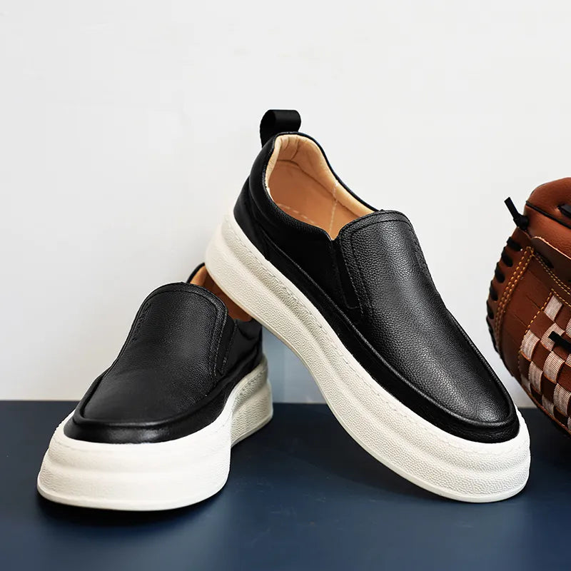 Agnolo Doni Genuine Leather Sneakers