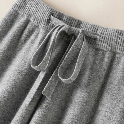 Lusara - Knitted Wool Loose Pants