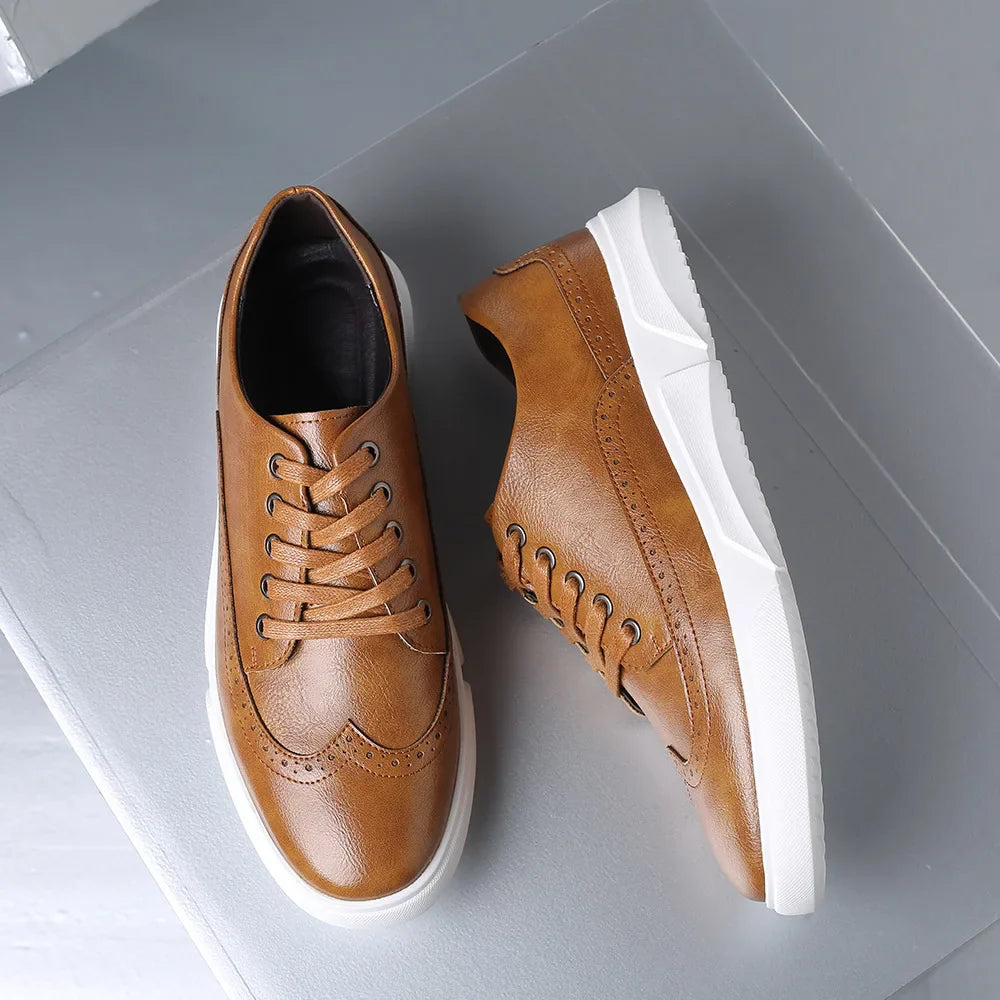 Corsa - Retro Leather Sneakers