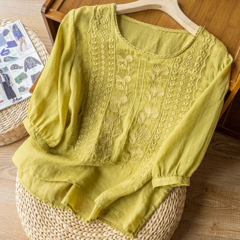 MARIA™ - RELAXED LIGHTWEIGHT SPRING BLOUSE
