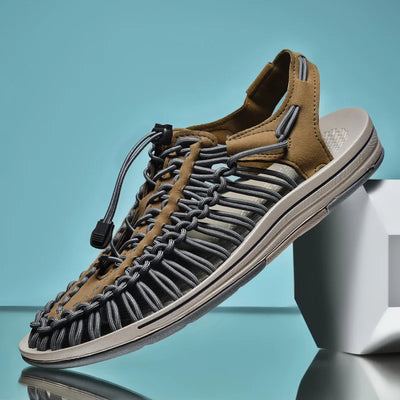 Tommaso Reggiani Roman Style Men’s Leather Sandals