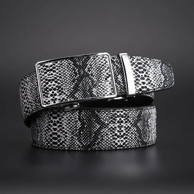 "Serpente" Cowhide Leather Belt