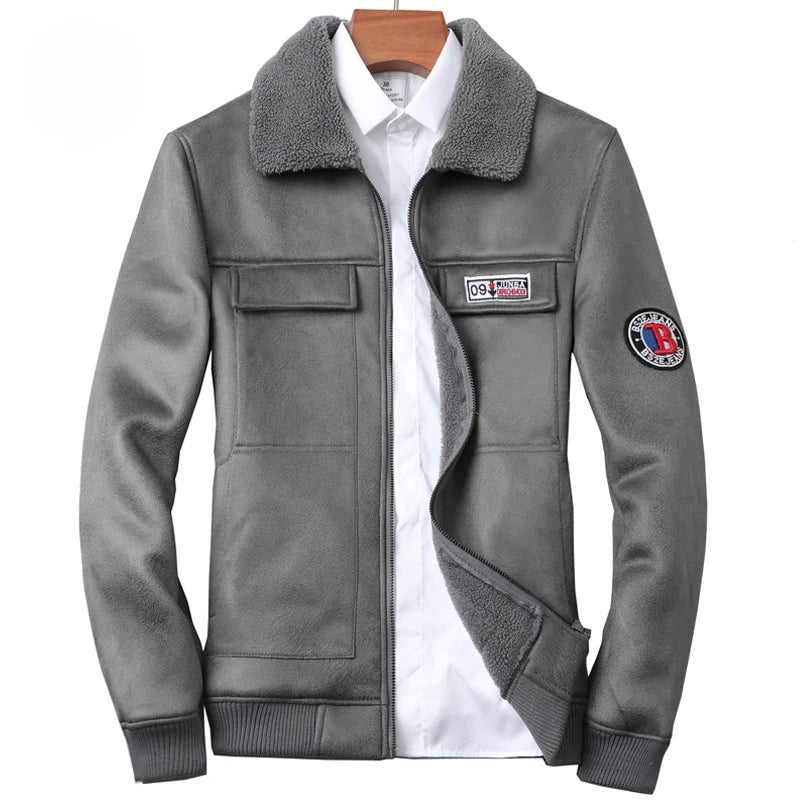 "The Airborne" Aviator Leather Jacket