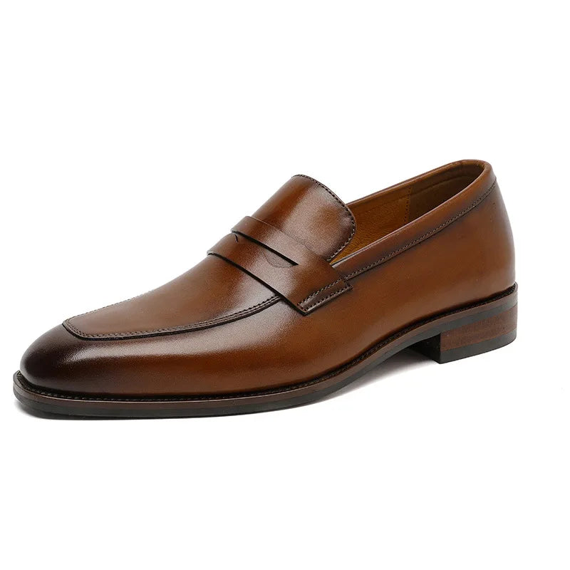 Matteo Fiorucci Orthopedic Classic Leather Penny Loafers