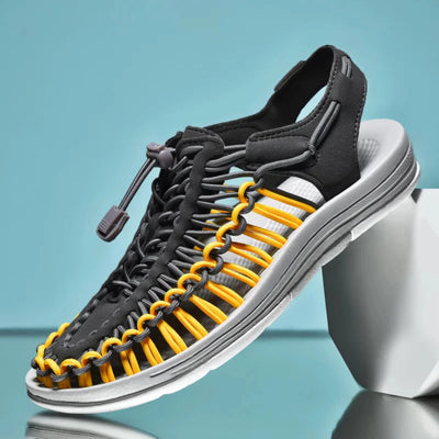 Tommaso Reggiani Roman Style Men’s Leather Sandals