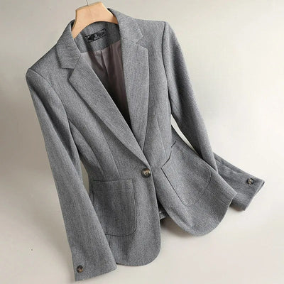 Avery One-Button Blazer