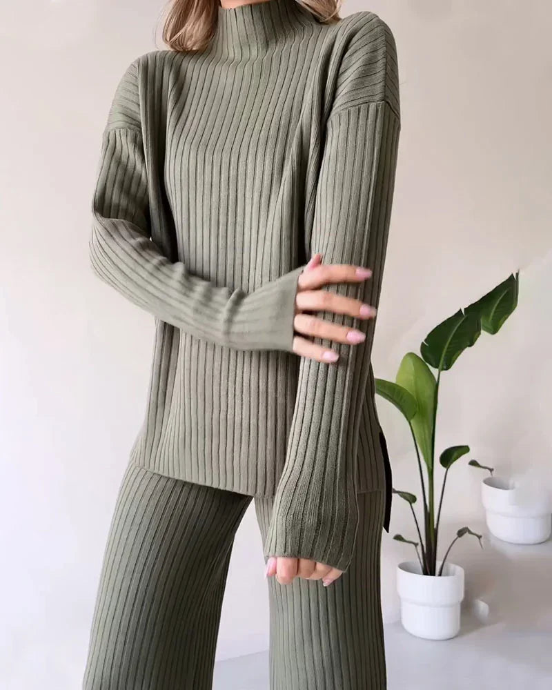 Chloe - Chic Knitted Sweater Set