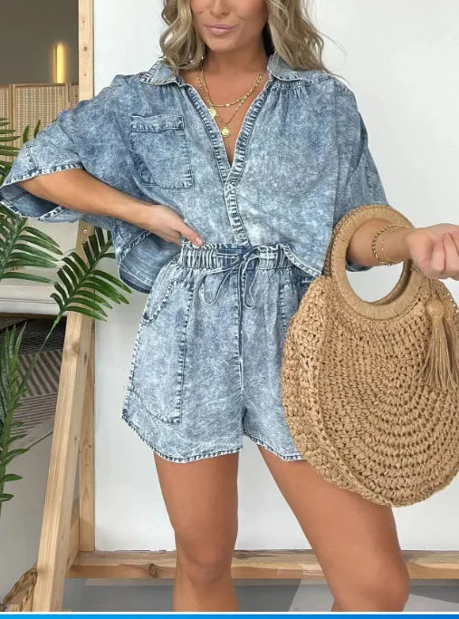 Luna™ - Vintage Denim Set