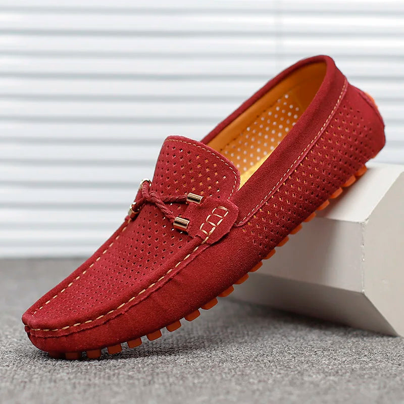 Duque - Breathable leather shoes for men