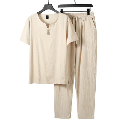 "Luigi" Linen Tracksuit Set
