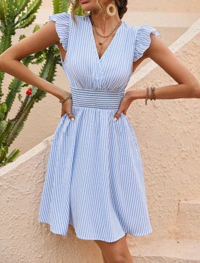 Sophia™ - Stylish Striped Dress