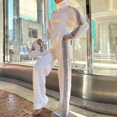 Cameron - Fashion Sequin Trim Set