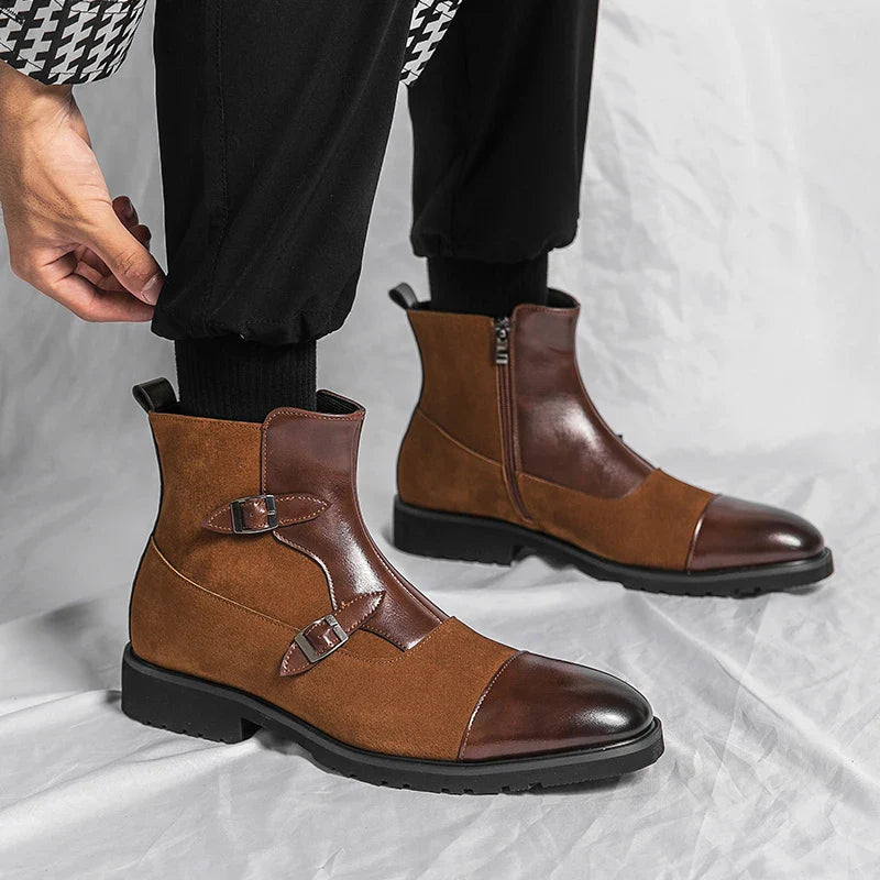 Cedric Leblanc Combat Chelsea Boots