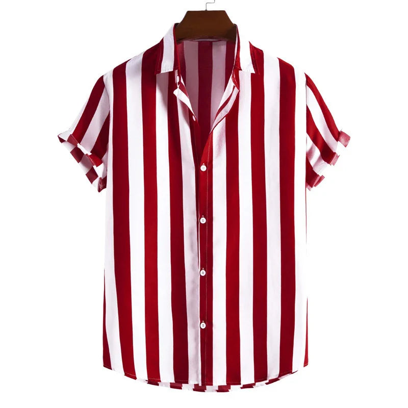 Cavari Stripe Button-Up Shirt
