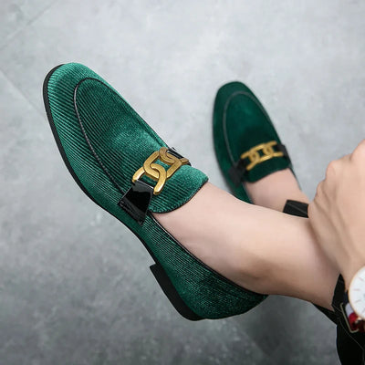 Étienne Leclerc Leather Vavlet Loafers