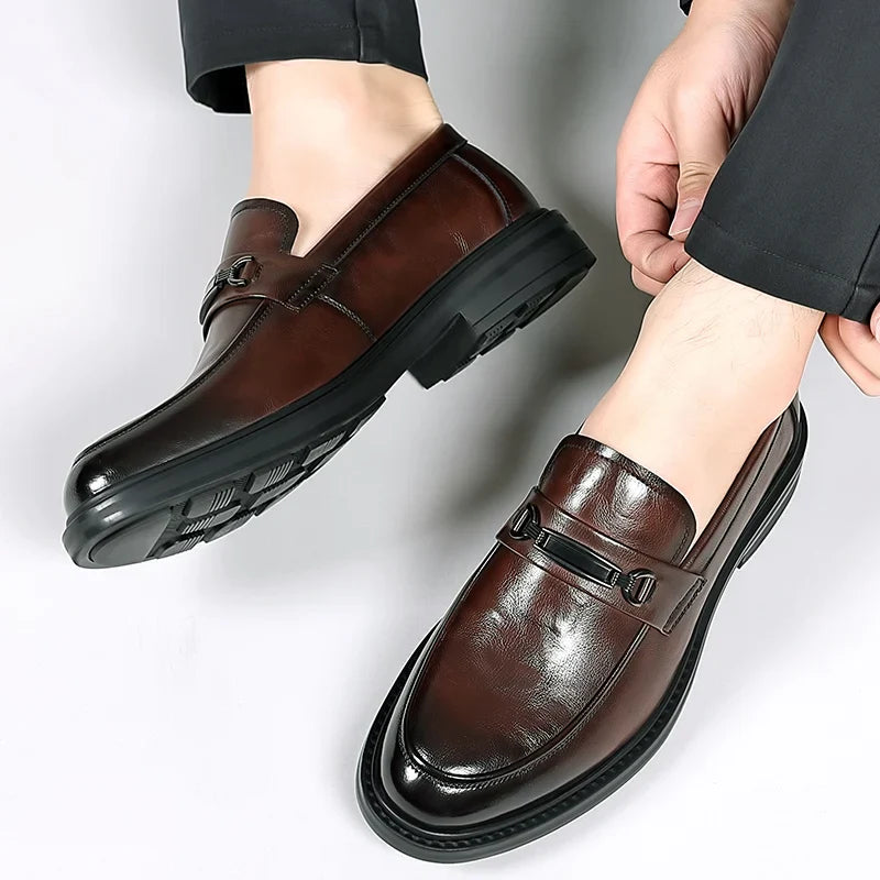 Giacomo Ferretti Orthopedic Leather Classic Bit Loafers