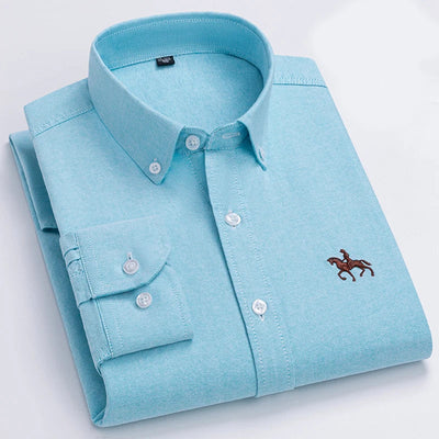Cavalleri – Men’s Embroidered Oxford Shirt