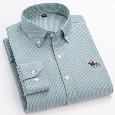 Cavalleri – Men’s Embroidered Oxford Shirt
