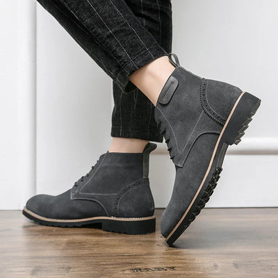 Flavio Botticelli High-Top Leather Oxford Boots