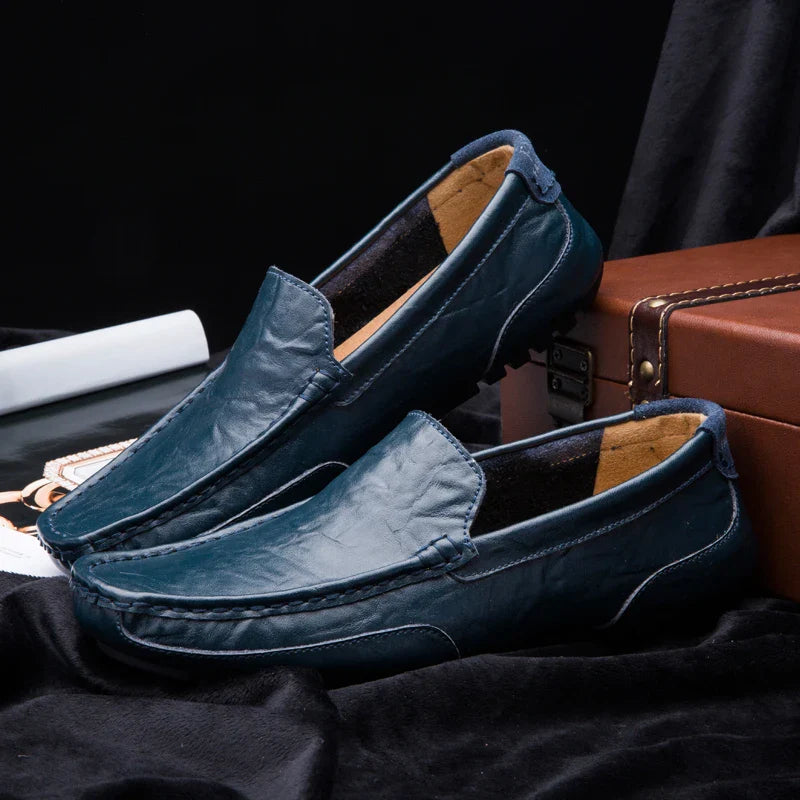 Davino Malvetti Casual Leather Driving Loafers