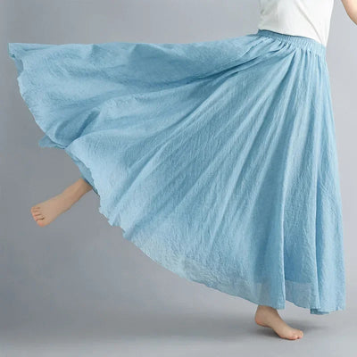 "Sunlit Breeze" Maxi Skirt