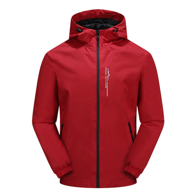 Men’s Softshell Jacket – Regular Fit – Windproof Water-Resistant – Hooded Full Zip