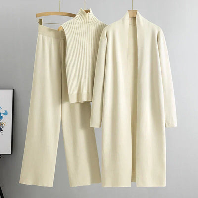 Jessica | Women’s Three-Piece Cardigan And Pants Set