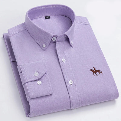 Cavalleri – Men’s Embroidered Oxford Shirt