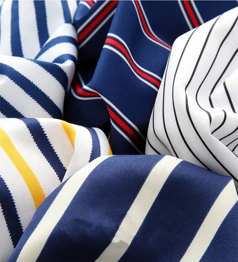 Stravino – Men’s Bold Stripe Dress Shirt