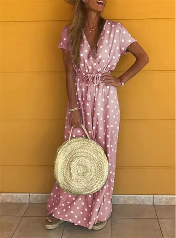 Noemi™ - Polka Dot Wrap Dress
