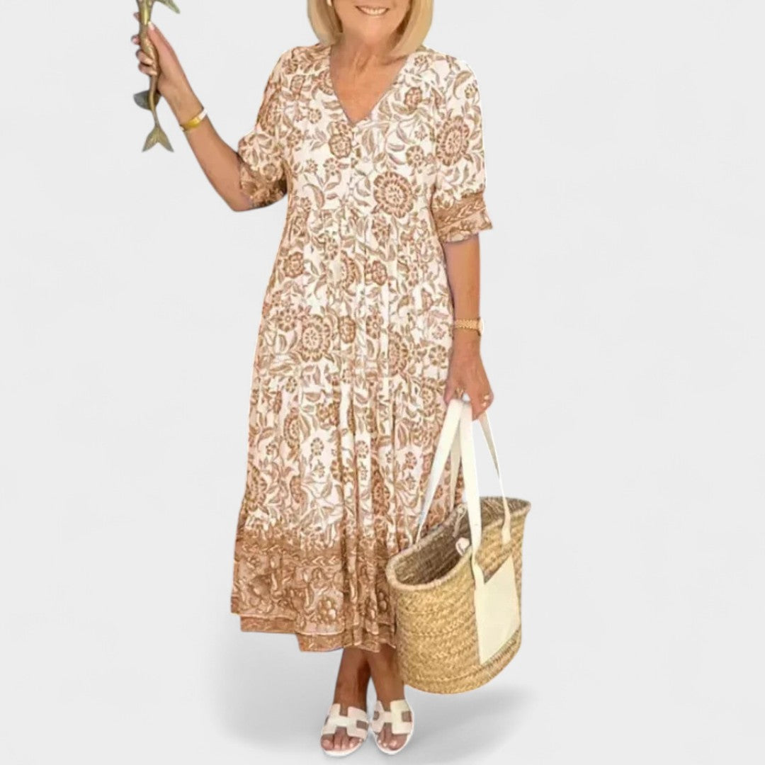 EVELYN | FLORAL TIERED DRESS