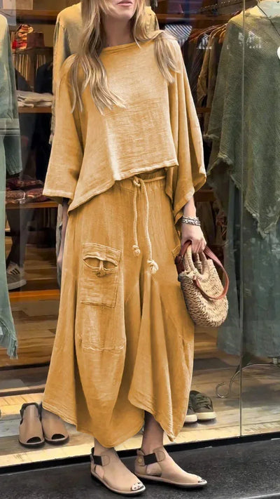 Pamela - Loose Casual Irregular Set
