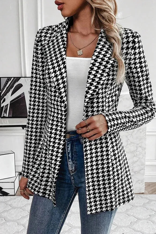 NORTHLINE STUDIO | CLASSIC HOUNDSTOOTH BLAZER