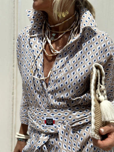 LUREZA - FLOWING AND ELEGANT SHIRT DRESS