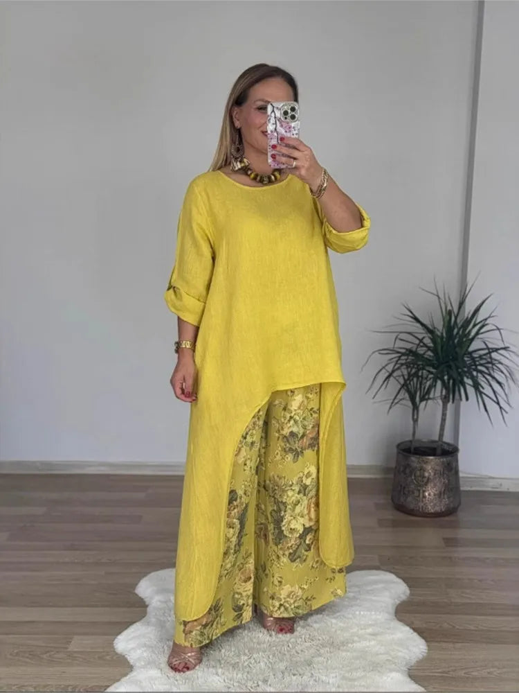 Isabella™ - Elegant Top and Pants Set