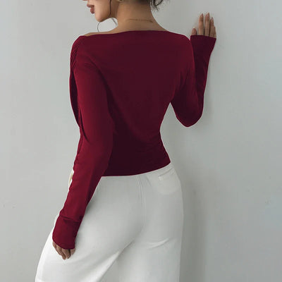 THE MARISELLE | DRAPED TOP