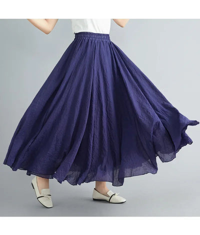 "Sunlit Breeze" Maxi Skirt