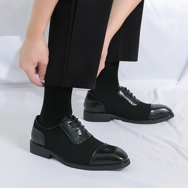 Luca Pellegrini Leather Oxford Brogues Shoes