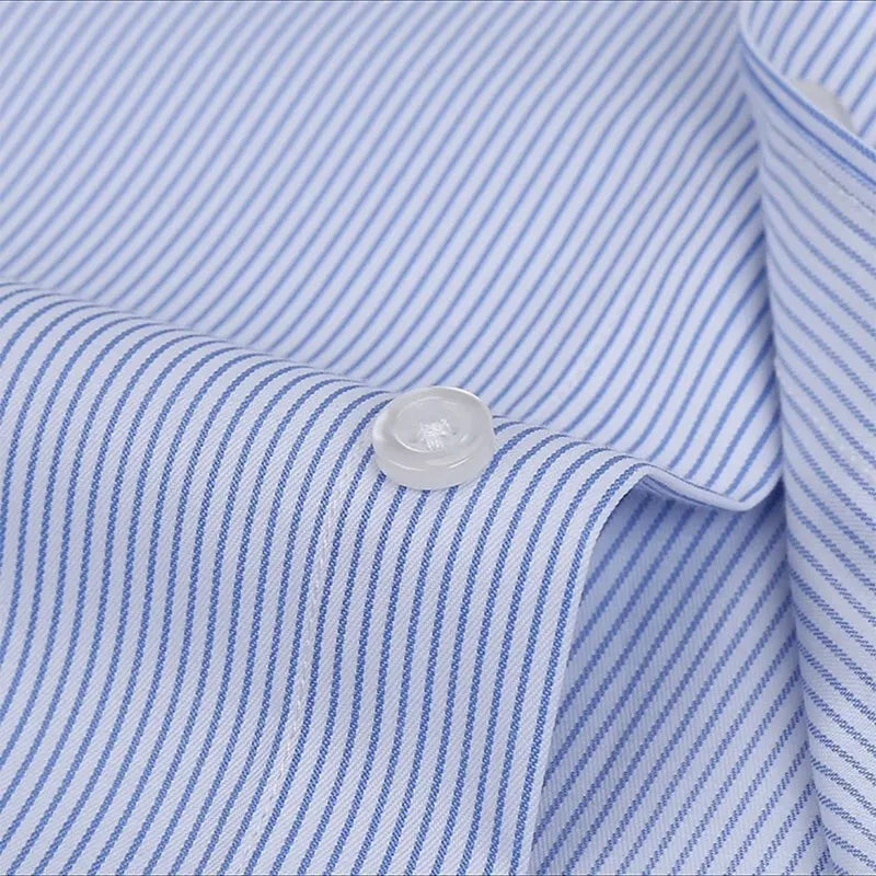 Stravero – Men’s Classic Striped Dress Shirt