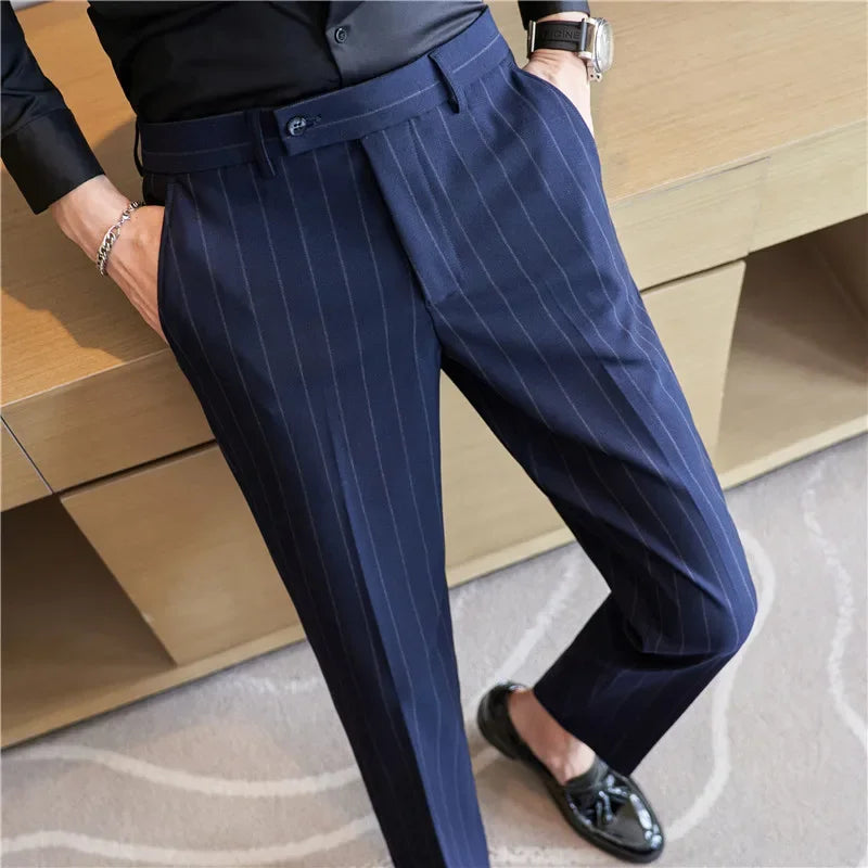Enzo Palladino Slim Business Casual Pants