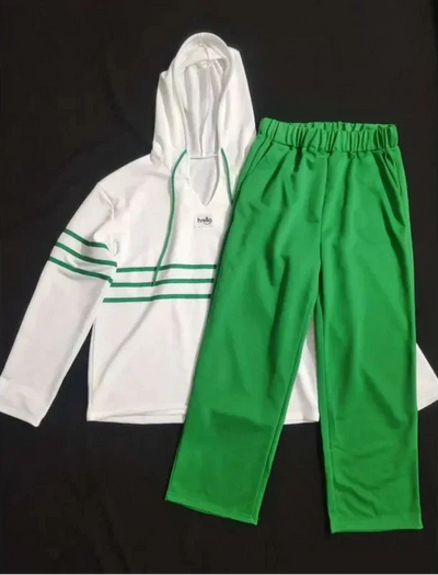 Chelsea – Stripe Print Two-Piece Sports Set