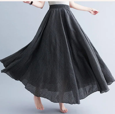 "Sunlit Breeze" Maxi Skirt
