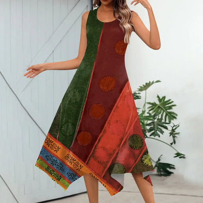 Maya | Playful Point Hem Dress