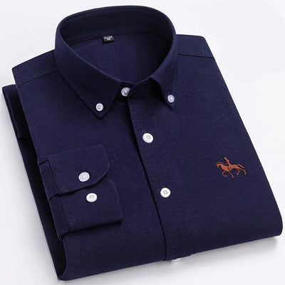 Cavalleri – Men’s Embroidered Oxford Shirt