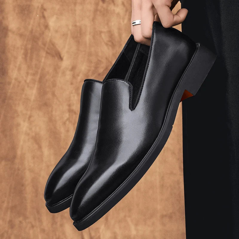 Antoine François Genuine Leather Loafers