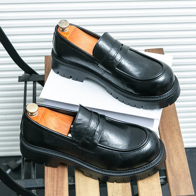 Lazzaro Moro Leather Dress Loafers