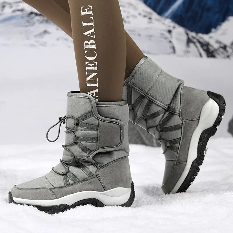 Men’s Outdoor Boots – Mid-Calf Fit – Insulated Lining – Water-Resistant – Rugged Sole