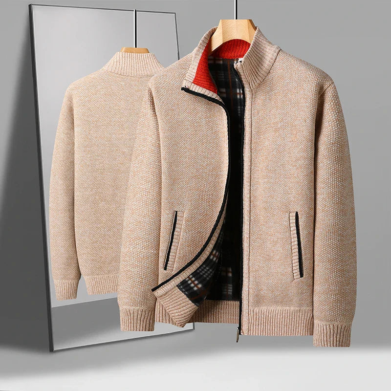 "Domenico" Full-Zip Sweater