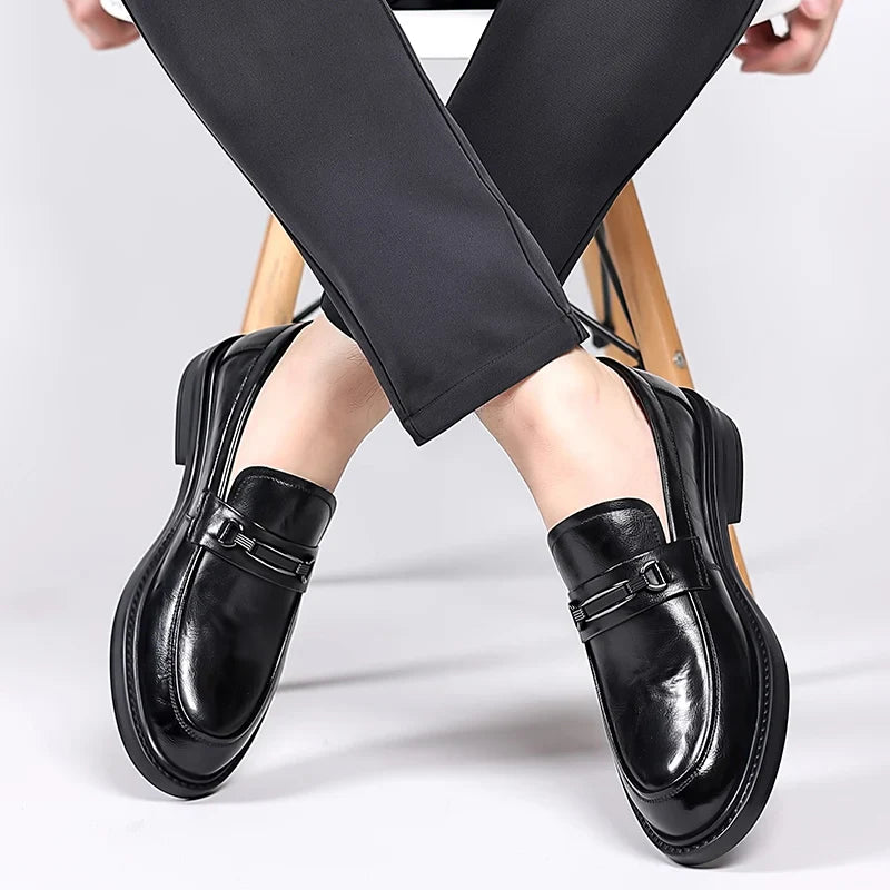 Giacomo Ferretti Orthopedic Leather Classic Bit Loafers