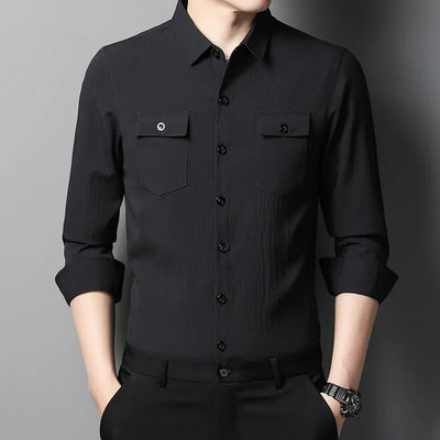 Vinthentic Premium Cotton Button-Up Shirt
